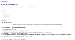Desktop Screenshot of kievuniversitesi.com